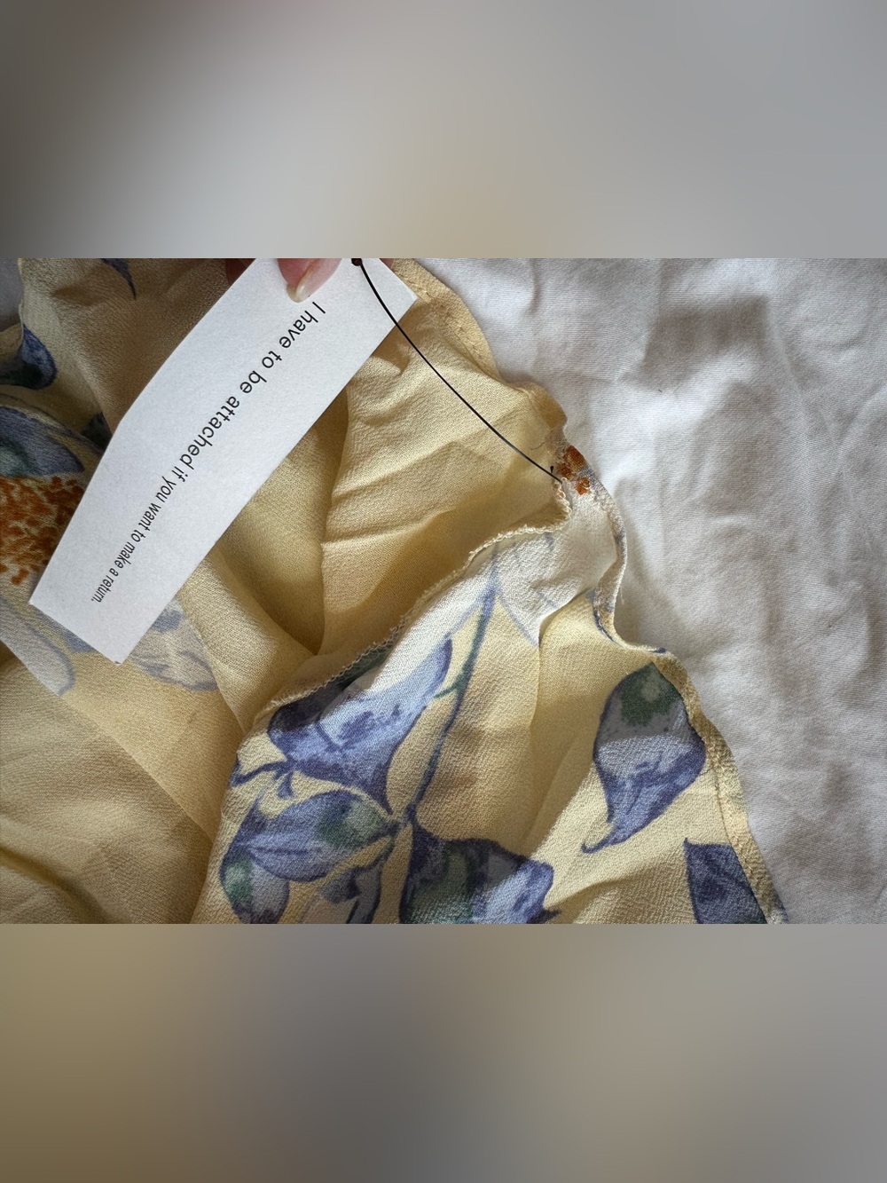 Reformation Romantic Floral Midi Dress Yellow Blue Sleeveless Viscose Size XS - Picture 14 of 14